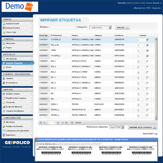 desarrollo de aplicaciones de gestion