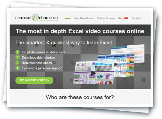 como vender tu curso online myexcelonline.com