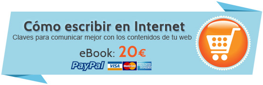 comprar eBook Como escribir en Internet