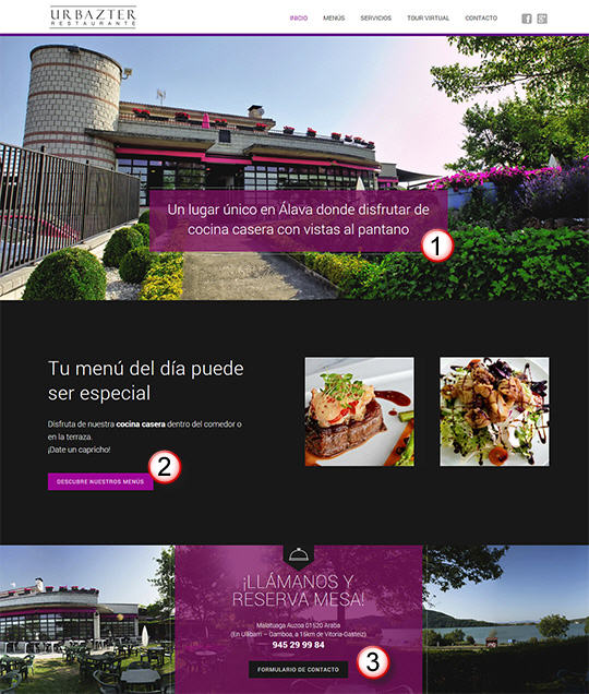 Restaurante en Alava con vistas al pantano