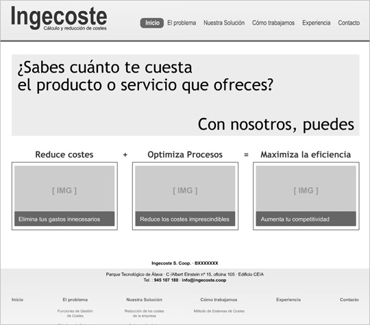 esquema prototipo diseño web