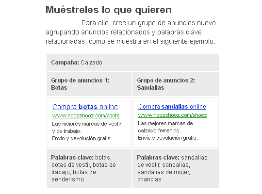 como escribir anuncios en adwords