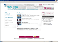 diseo pgina web del CAP (Certificado de Aptitud Profesional)