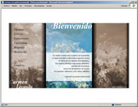 Diseño página web para pintora de Vitoria Carmen Lecanda