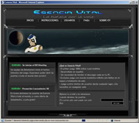página web