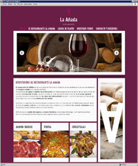 Diseño página web para restaurante con Drupal