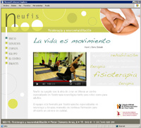 Diseo web y optimizacin SEO en Vitoria para Neufisfisioterapia.com