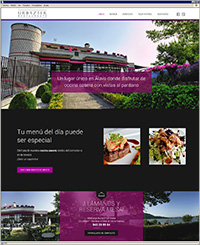 diseño web Restaurante Urbazter