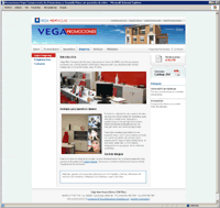 Pgina web Promociones Vega New House