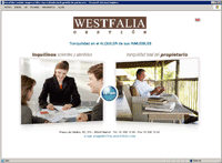 Pgina web Westfalia Gestion