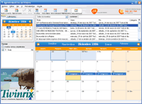Agenda-calendar from free software